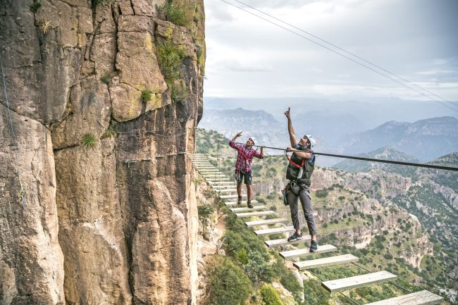 Deportes extremos en Barrancas del Cobre