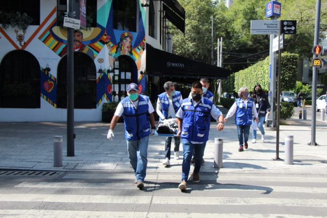 Simulacro de evacuación Sectur (2)