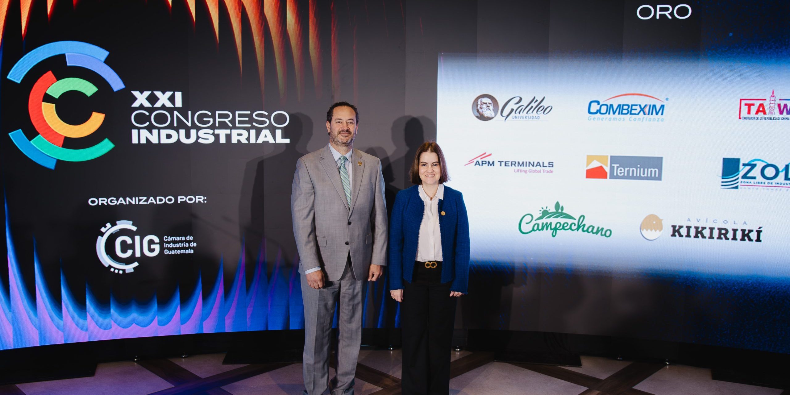 Enrique Font, Presidente de CIG y Stephanie Melville, Vicepresidente de CIG